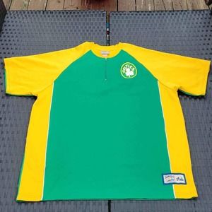 Authentic 00's Majestic Celtics jacket jersey.